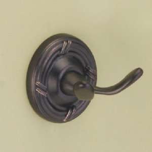  Gatco 4655 Chenille Twin Robe Hook in Burnished Bronze 