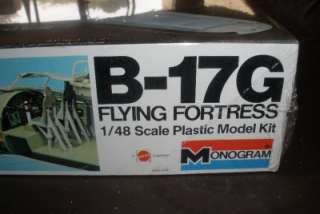   17 G Flying Fortress Rare 1975 Mint Sealed 1/48 scale  