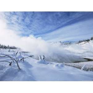 Geysers in Yellowstone National Park, Unesco World Heritage Site 