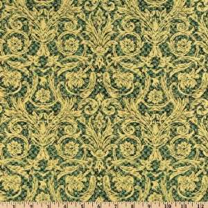  44 Wide Michael Miller Embellish Green Fabric By The 