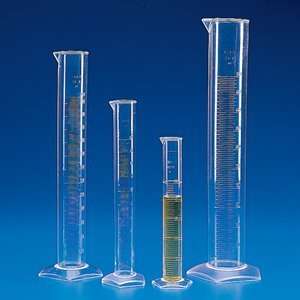 Graduated Cylinder, PMP (TPX), Molded Graduations, 50mL