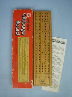   1002 grofftown road lancaster pa 17602 vintage cribbage board game by