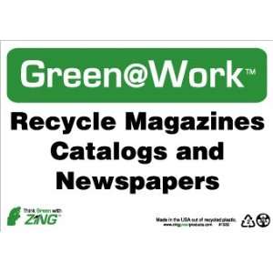  SIGNS RECYCLE MAGAZINES CATALOGS AND NEW