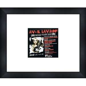  AVRIL LAVIGNE Bonez Tour 2005   Custom Framed Original 