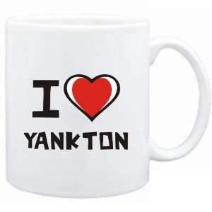  Mug White I love Yankton  Usa Cities