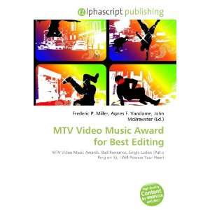  MTV Video Music Award for Best Editing (9786134015745 