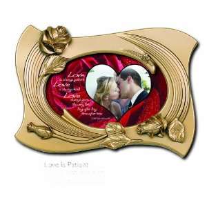  Champagne Rose Music Box Love is Patient Card/Endless Love 