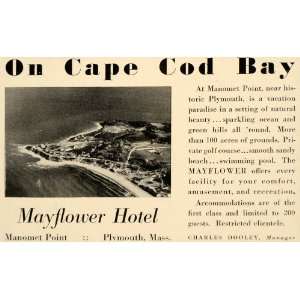   Manomet Point Plymouth Cape Cod   Original Print Ad