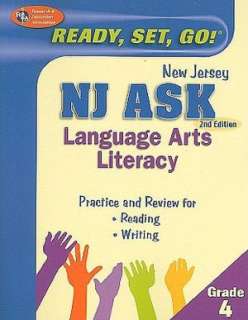 NJ ASK Grade 4 Language Arts Literacy, 2nd Edition (REA)   Ready, Set 