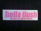 hella flush Decal Sticker Pink JDM CTR ITR S2K EVO