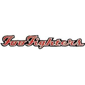    Embroidered Patch THE FOO FIGHTERS (Script Logo) 