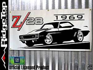 1969 69 Camaro Z28 RS Custom 2x4 banner sign  