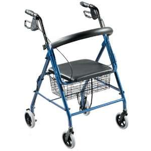 Drive 4 Wheel Rollator With 6 Wheels (Options   Color Red) *Free 