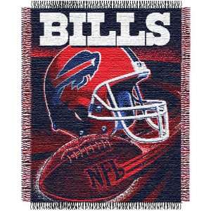  Buffalo Bills Triple Woven Jacquard NFL Throw (Spiral 