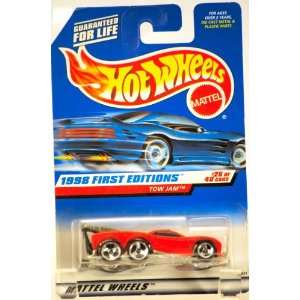 1998   Mattel / Hot Wheels   Tow Jam (Red) Tow Truck 6 Wheeler   1998 