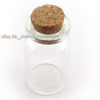 Free Ship 40x Wishes Bottle Glass Fit DIY Crafts 120301  