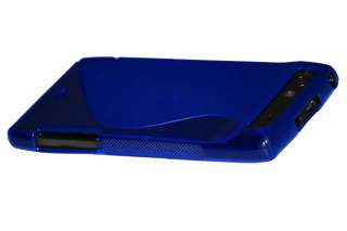 BLUE SLINE S line SOFT TPU CASE FOR MOTOROLA DROID RAZR VERIZON XT910 