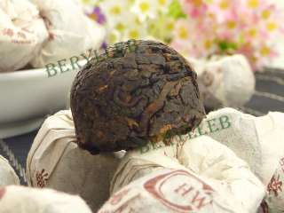 2009 Yunnan Haiwan Mini Teardrop Ripe Pu’er Tea 100g  