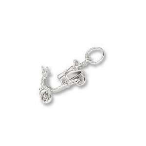  6201 Scooter Charm   10k Yellow Gold Jewelry