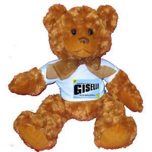  FROM THE LOINS OF MY MOTHER COMES GISELLE Plush Teddy Bear 