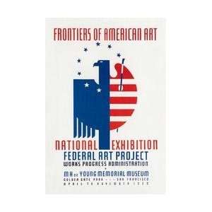  Frontiers of American Art National Exhibition 28x42 Giclee 