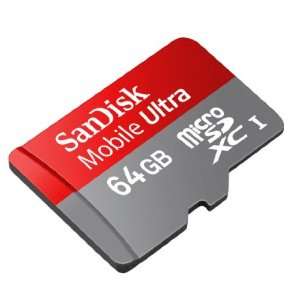 Professional Mobile Ultra SanDisck MicroSDXC 64GB (64 Gigabyte) Card 