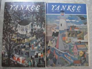 Lot (2) 1969 YANKEE Magazines June & July New England  