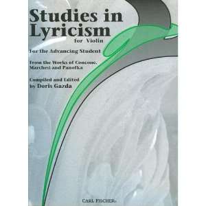  Studies in Lyricism for Violin by Doris Gazda. Published 