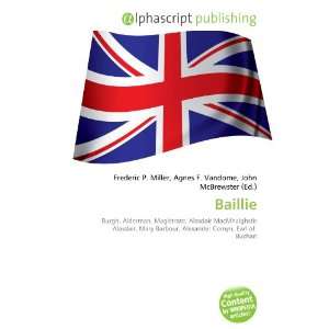  Baillie (9786133936157) Books