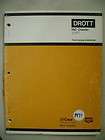 CASE DROTT 50C CRAWLER PARTS MANUAL BOOK