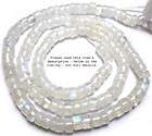   MOONSTONE HEISHE RONDELLE BEADS 14in strand 916J 3x2mm to 4x3mm