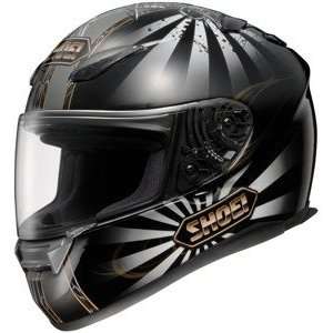  Shoei RF1100 Conqueror Full Face Helmet   Black   Medium 