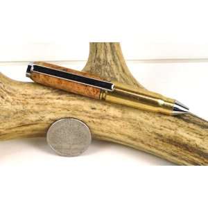  Cherry Burl 7.62x39 Rifle Cartridge Pen With a Chrome 