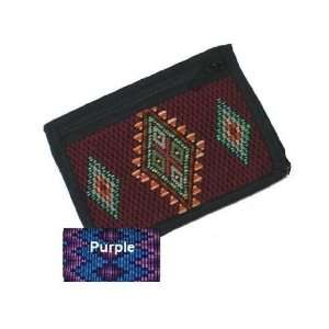  Chichi Tapestry Trifold Wallet   Purple