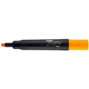   Zazzle Tank Highlighter Pen, Orange, 12 Pack (70190)