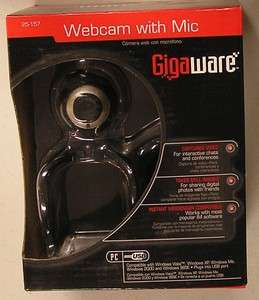 Gigaware™ Webcam with Mic 25 157 040293643331  