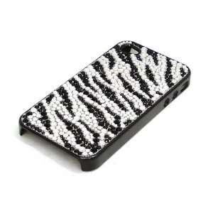  Apple Iphone 4 4g Zebra Print Design Full Diamond Crystal 