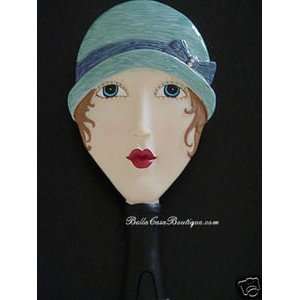  Beautiful Jeweled Hairbrush with Face Blue Jeweled Hat 