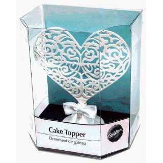  Wilton Heart Filigree Cake Topper