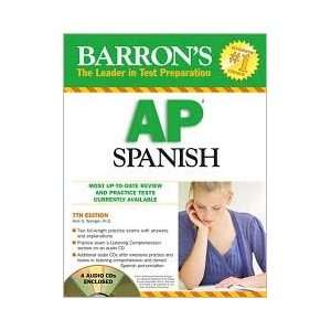  Barrons AP Spanish with Audio CDs 7th (seventh) edition 