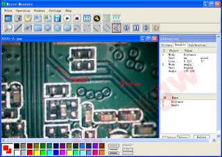 0MP USB Digital Microscope 200X Measurement Software  