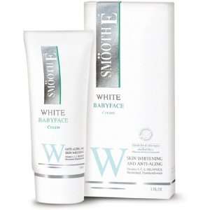 Smooth E White Babyface Baby Face Whitening Anti aging Cream 0.4 Oz 