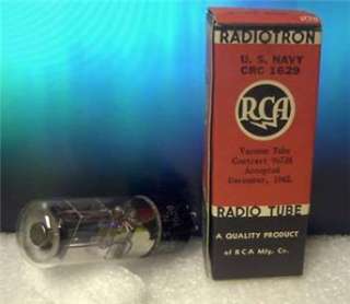 RCA NOS 1629 Vintage WW2 Magic Eye VacuumTube test good  