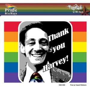  Thank You Harvey Rainbow   Sticker / Decal Automotive