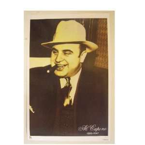 Al Capone 1899 1947 Poster Smiling Cigar