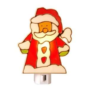  Amerelle 75070 Manual On/Off Stained Glass Santa Night 