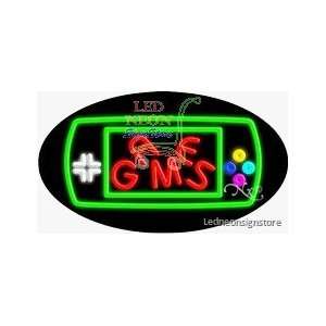  Games Neon Sign 17 inch tall x 30 inch wide x 3.50 inch wide x 