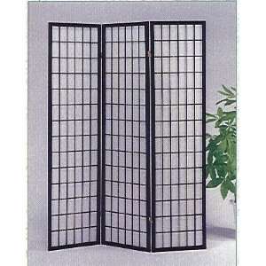   Panel Black WOOD SCREEN ROOM DIVIDER Asian Style