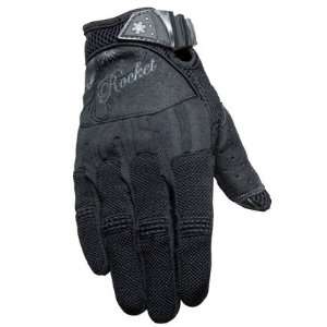   Heartbreaker Womens Motorcycle Gloves Black/Black Medium M 766 2003