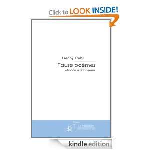Pause poèmes (French Edition) Genny Krebs  Kindle Store
